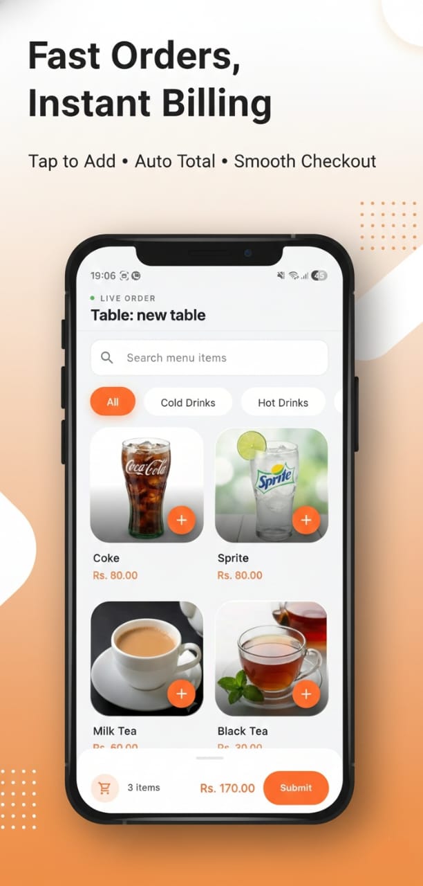 Fast Orders, Instant Billing